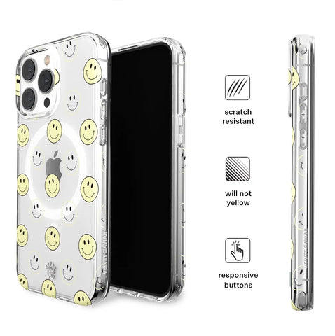 Smiley Clear iPhone Case