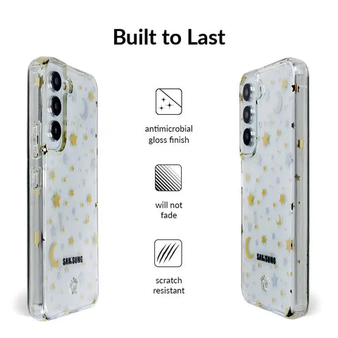 Starry Night Clear Samsung Case