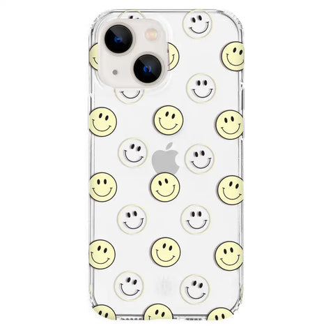 Smiley Clear iPhone Case