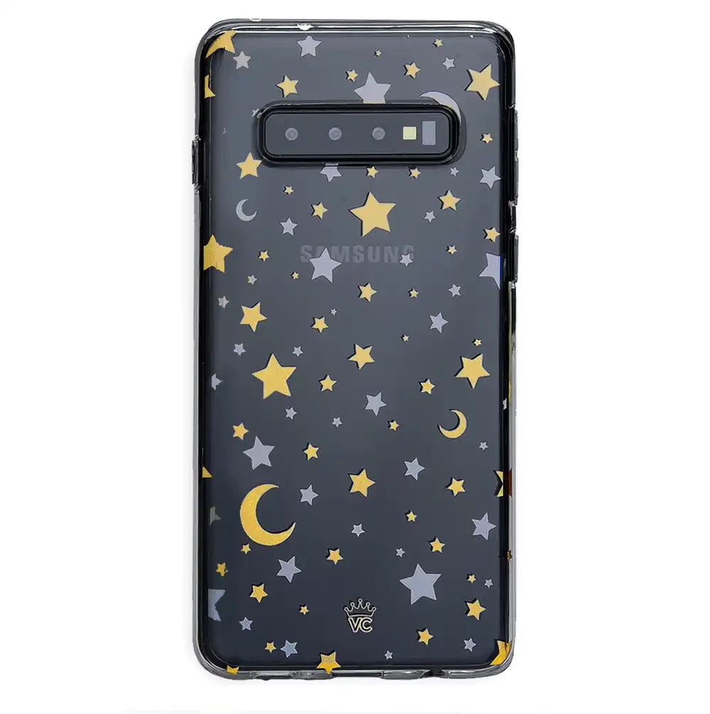 Starry Night Clear Samsung Case