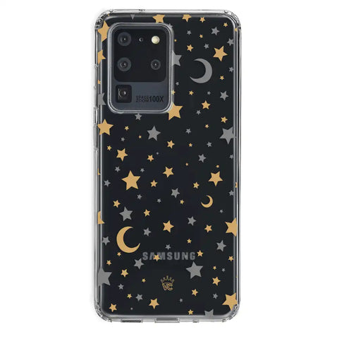 Starry Night Clear Samsung Case
