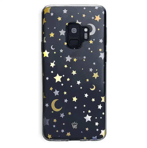 Starry Night Clear Samsung Case