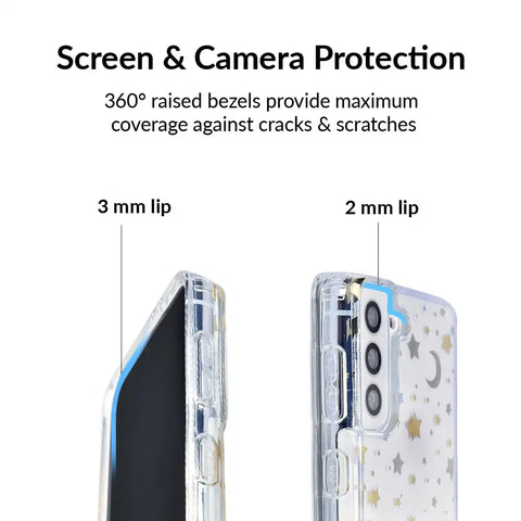 Starry Night Clear Samsung Case