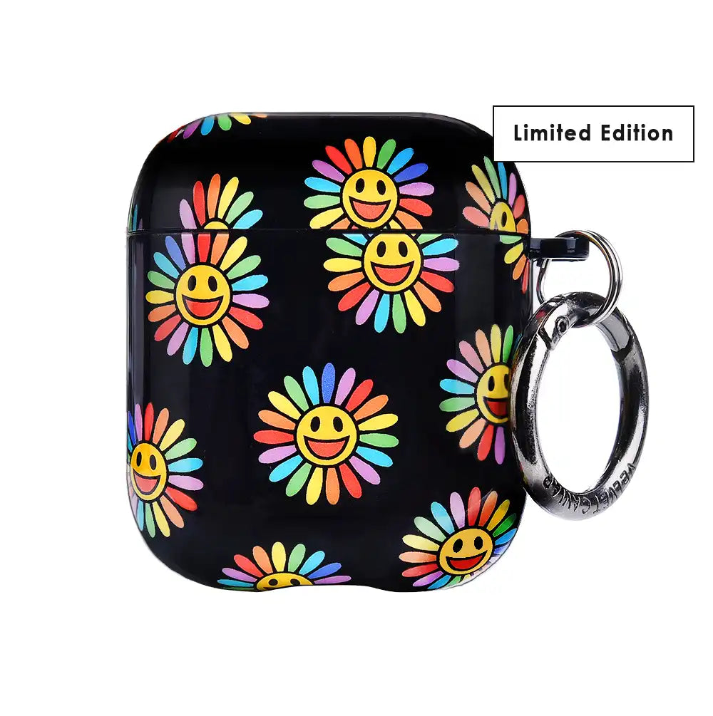 Rainbow Smiley AirPods Case