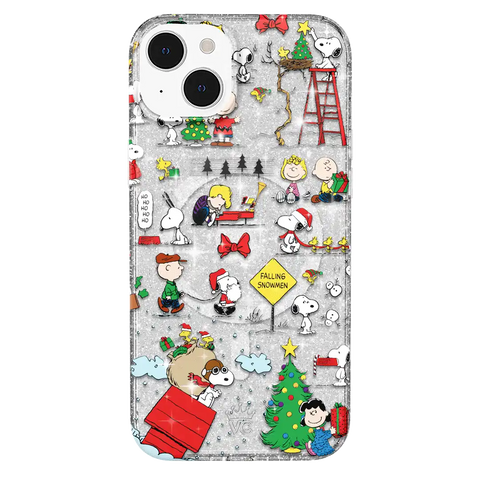 Snoopy Christmas Glitter iPhone Case