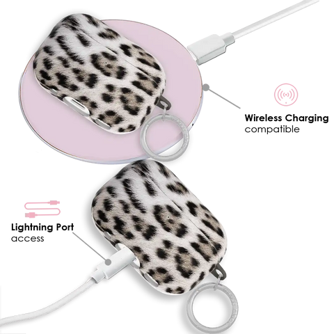 Arctic Leopard AirPod Case