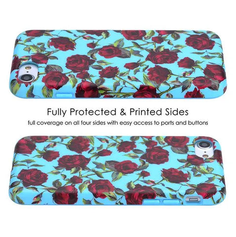 Blue Roses Floral iPhone Case