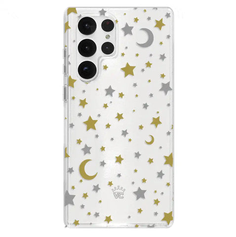 Starry Night Clear Samsung Case