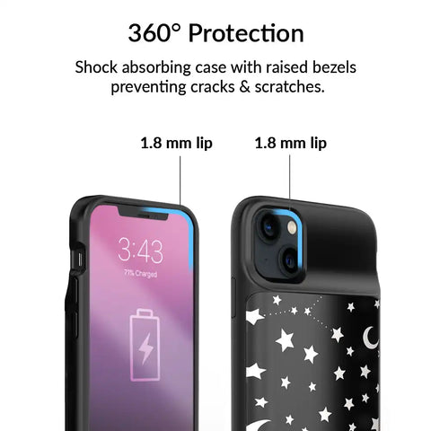 Stars & Moon iPhone Charging Case
