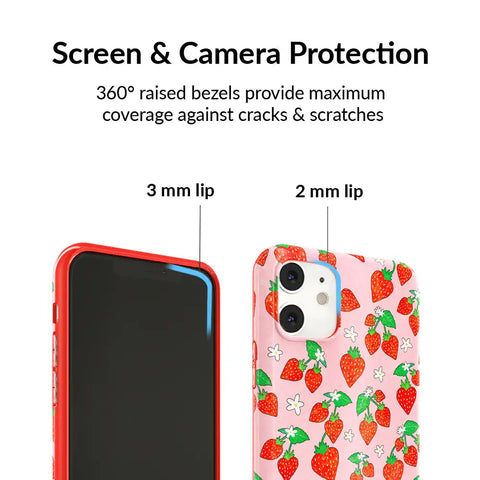 Strawberry Sweethearts iPhone Case