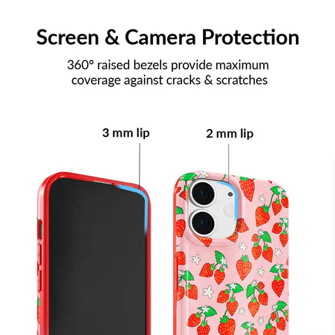Strawberry Sweethearts iPhone Case