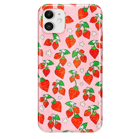 Strawberry Sweethearts iPhone Case