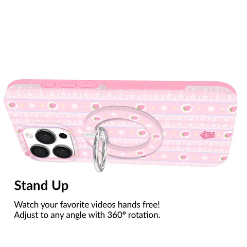 Strawberry Macaron MagSafe Grip Ring