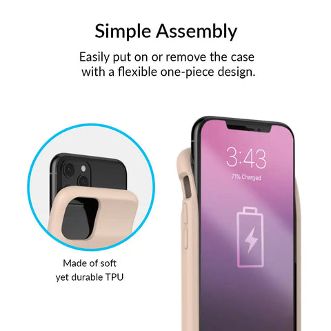 Nude iPhone Charging Case
