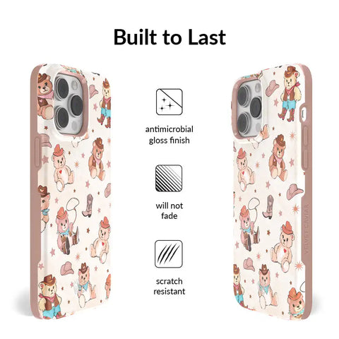 Cowboy Teddy iPhone Case
