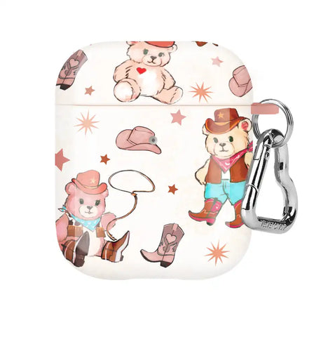 Cowboy Teddy AirPod Case