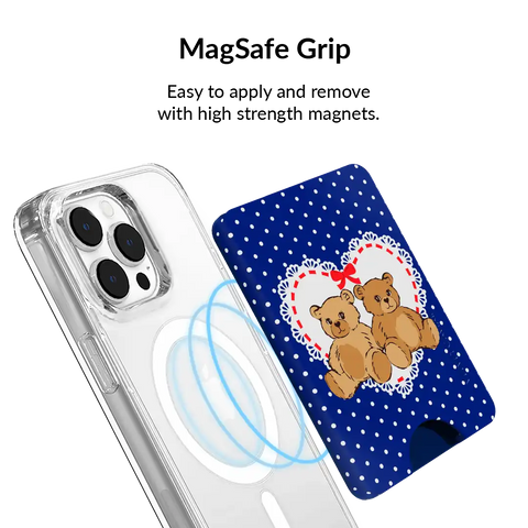Winter Teddy MagSafe Wallet