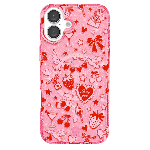Be Mine Glitter iPhone Case