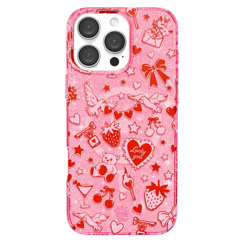 Be Mine Glitter iPhone Case