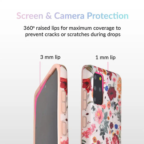 Nude Vintage Floral Samsung Galaxy Case