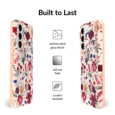 Nude Vintage Floral Samsung Galaxy Case