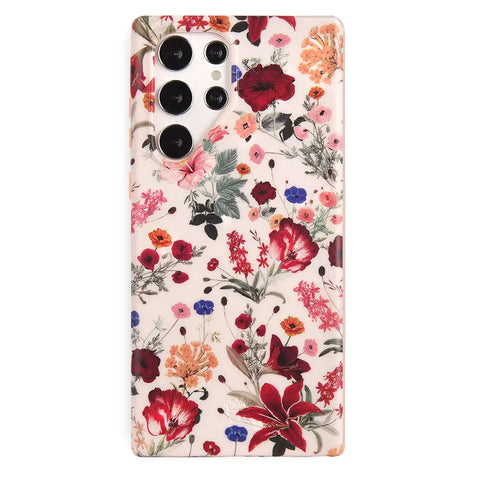 Nude Vintage Floral Samsung Galaxy Case
