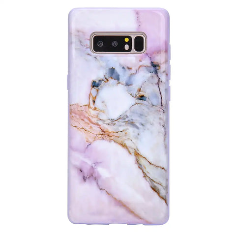 Violet Sky Marble Samsung Case