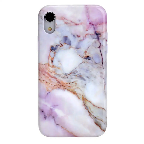 Violet Sky Marble iPhone Case
