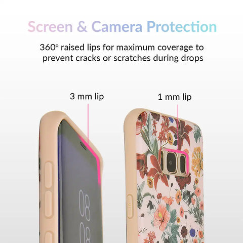 Nude Vintage Floral Samsung Galaxy Case
