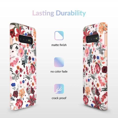 Nude Vintage Floral Samsung Galaxy Case