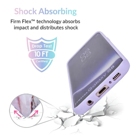 Violet Sky Marble Samsung Case