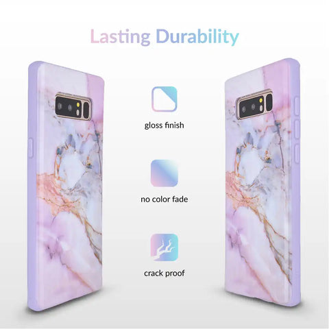 Violet Sky Marble Samsung Case