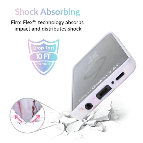 Violet Sky Marble Samsung Case