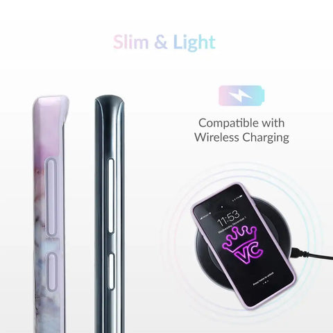 Violet Sky Marble Samsung Case