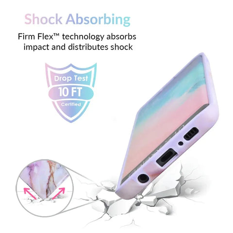 Violet Sky Marble Samsung Case