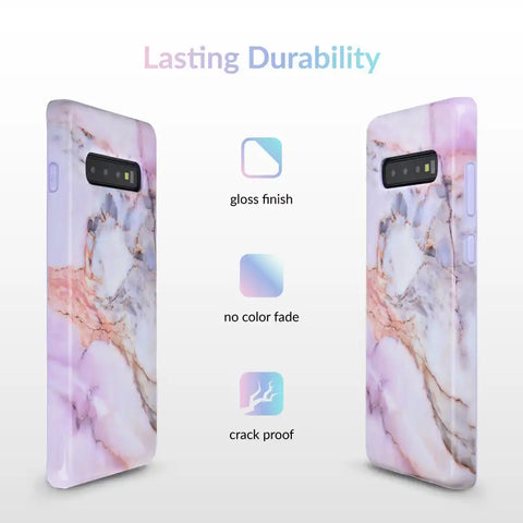 Violet Sky Marble Samsung Case