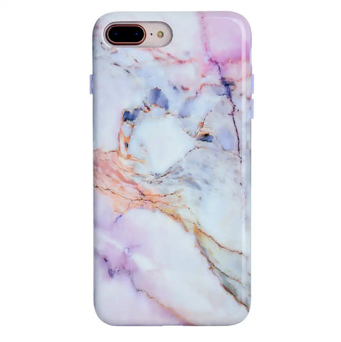 Violet Sky Marble iPhone Case