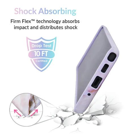 Violet Sky Marble Samsung Case
