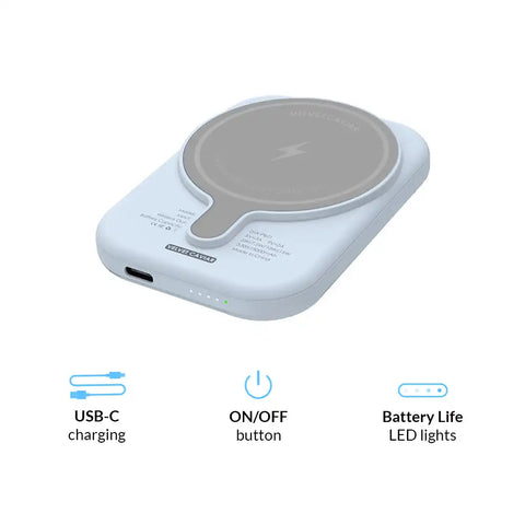 Winter Wonderland Baby Animals Portable MagSafe Charger Power Pack