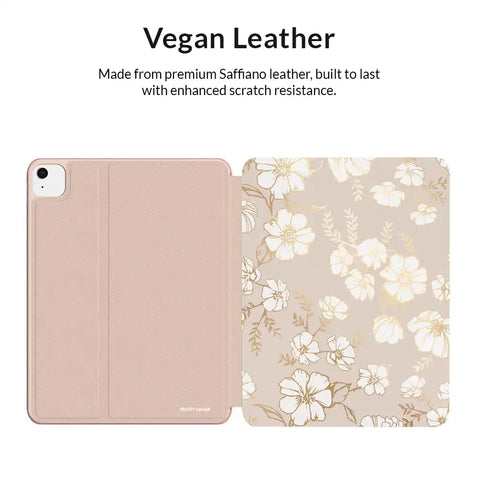 White Floral iPad Case 2.0