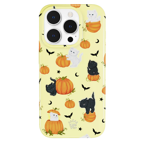 Purrfect Pumpkins iPhone Case